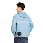 blue single clothes / S