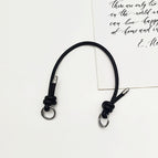 Black silver buckle