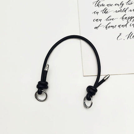 New Fashion Knot Women's Bag Handbag Replacement Bag with PU Leather Rope Metal Ring Buckle Shoulder Strap Bag Accessories