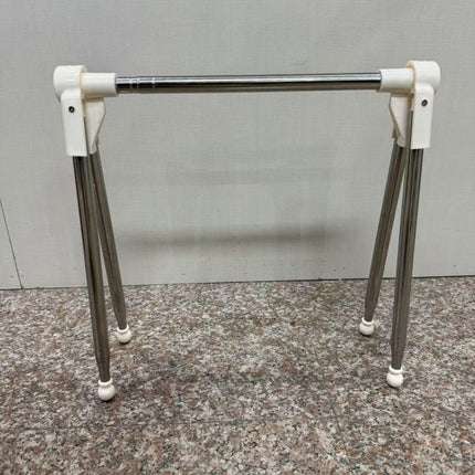 Portable Telescopic Folding Drying Rack Stainless Steel Telescopic Folding Hanger Household Bold Travel Clothes Bar