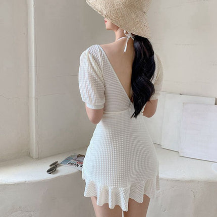 Swimsuit Women's Summer 2023 New Arrival Steel Ring One-Piece Sexy Belly-Covering Slimming Swimsuit for Holiday Hot Spring Swimsuit for Women