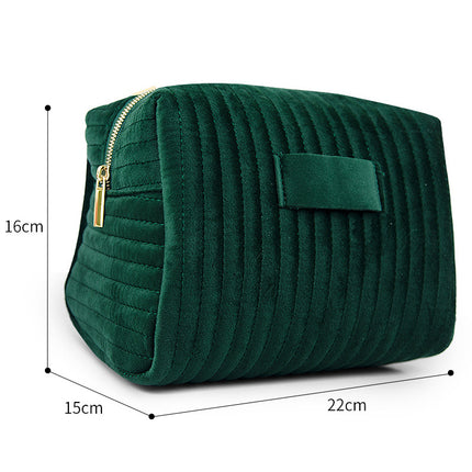 Amazon's Popular Cosmetic Bag, Velvet Velvet Large-Capacity Cosmetic Storage Bag, Travel Portable Bag, Can Be Customized