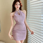 Purple with chain / S