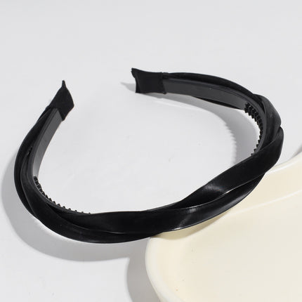 2023 New High-end Sense Hair Clip Hair Hoop Female Elegant Internet Celebrity Face Wash Hair Hoop Simple Non-slip Toothed Hair Accessories