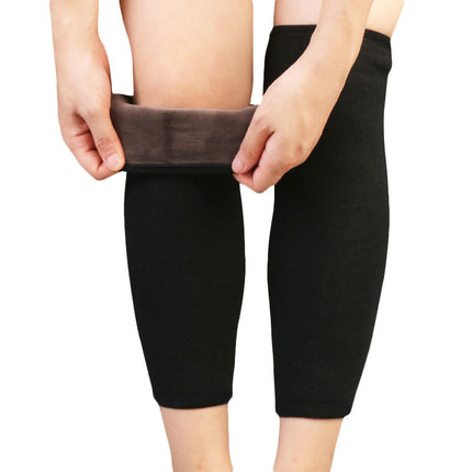 Kneecap warm cold-proof leggings for the elderly thickened fleece-lined men and women knee joint warm inflammation protective paint autumn and winter riding