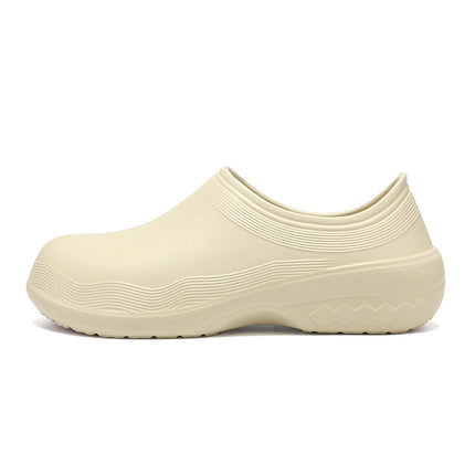 Wholesale Non-Slip Chef Shoes for Men to Wear Outside Patch Kitchen Work Waterproof and Oil-Proof Thick-Soled Wear-Resistant One-Legged Labor Protection Shoes