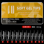 Long Square (550 glossy nail pieces/box)