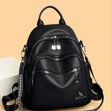 2025 new ladies backpack large capacity travel bag simple travel casual bag all-match commuter bag foreign trade
