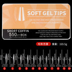 Short ballet (550 glossy nail pieces/box)