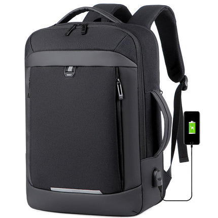 New Business Commuter Backpack Expansion Multifunctional Large Capacity Waterproof Student Travel Men's Computer Backpack