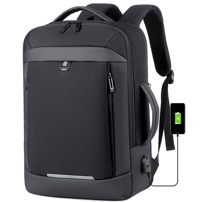 New Business Commuter Backpack Expansion Multifunctional Large Capacity Waterproof Student Travel Men's Computer Backpack