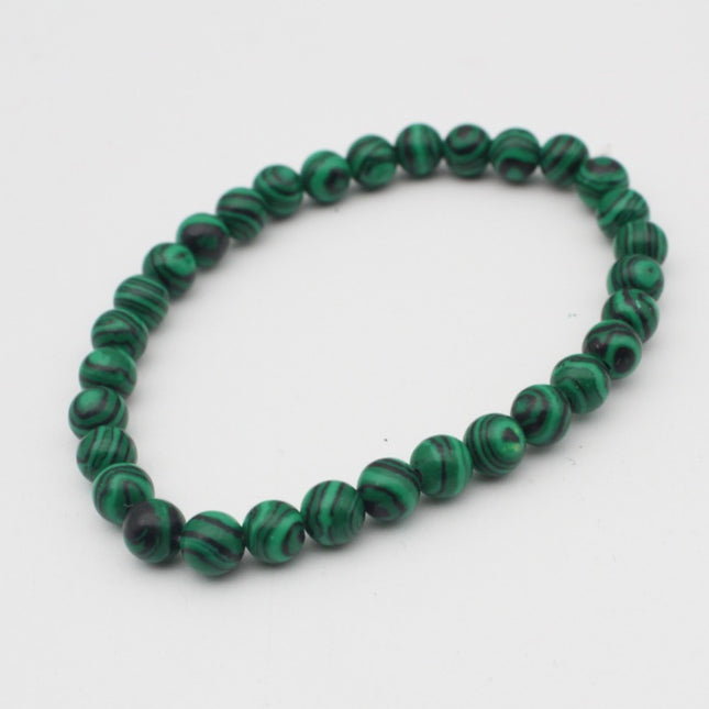 Amazon Europe and the United States cross-border hot 8MM beads bracelet green malachite energy bracelet yoga bracelet wholesale
