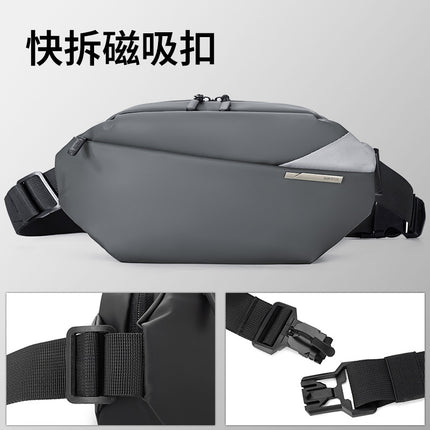 BANQILU New Men's Chest Bag Casual Fashion Crossbody Bag Motorcycle Backpack Riding Waist Bag Sports Shoulder Bag