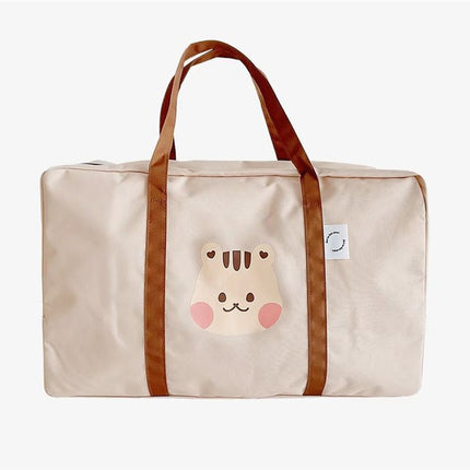 Ins Animal Head Kindergarten Bedding Storage Bag Organizer Bag Large Capacity Packing Bag Portable Travel Storage
