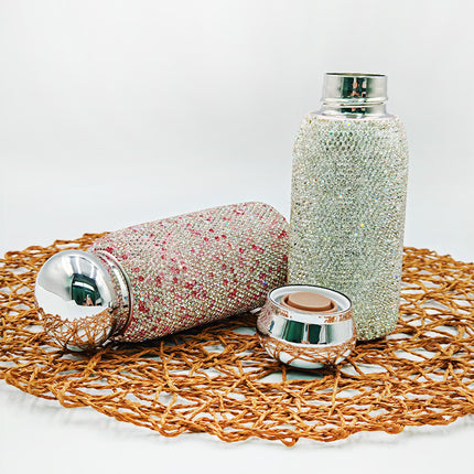 Internet Celebrity Diamond-encrusted Water Cup, Direct Drinking Water Cup, Insulated Large Water Bottle, Stainless Steel Thermos Cup, Large Capacity Manufacturer Wholesale