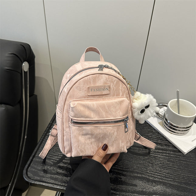 2025 High-Looking Fashionable Travel Small Bag Women's New Style Student Backpack for Work and Outing Backpack