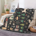 House tree elk / 70*100CM【280g】