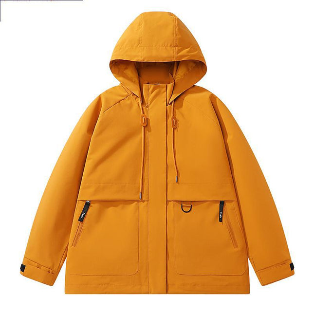 The Story of Rose Mountaineering Clothes Liu Yi-Fei Huang Yimei with Waterproof Tooling Three-in-One Men's and Women's Coat