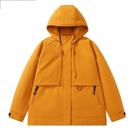 The Story of Rose Mountaineering Clothes Liu Yi-Fei Huang Yimei with Waterproof Tooling Three-in-One Men's and Women's Coat