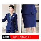 Blue (suit skirt) / S