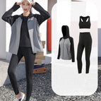 Gray bra [three-piece set] / M