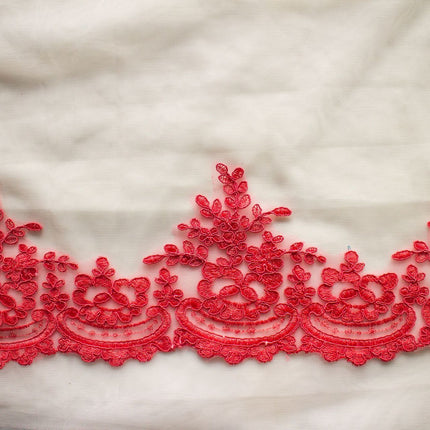 White lace accessories bridal handmade diy material wedding headwear decorative flower width 15.5CM