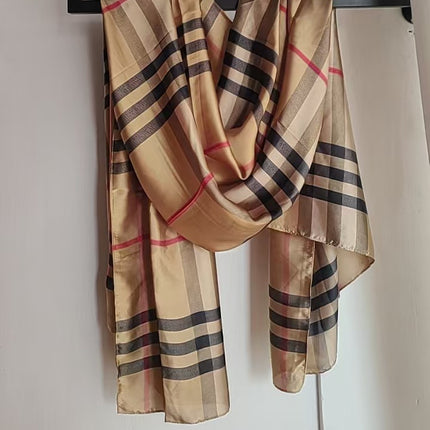 2024 New Arrival Li Brocade Satin Scarf Women's Elegant Printed Fashionable Scarf Spring Autumn Winter Scarf Scarf Shawl
