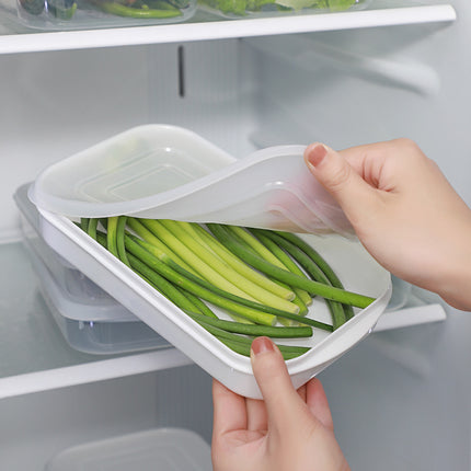 Fresh-keeping box food grade refrigerator special wholesale transparent plastic with lid fruit fresh-keeping frozen sealed food box