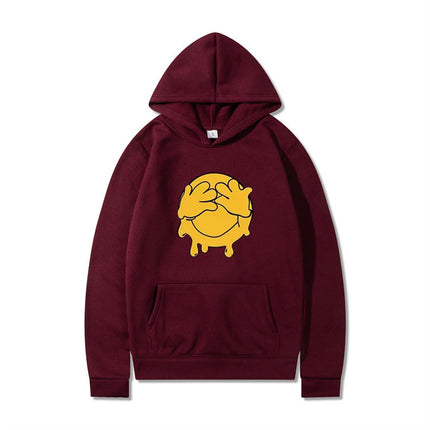 Amazon 2022 New Winter Men's and Women's Sweatshirts Hip-Hop Cartoon Printed Long-Sleeved Casual Hoodies