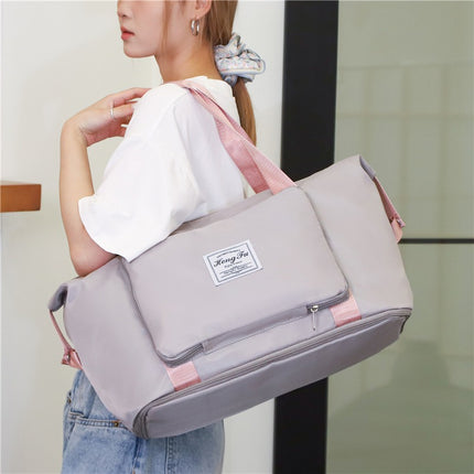Travel Bag Women's Dry and Wet Separate Sports Shoulder Bag Foldable Storage Bag Gym Bag Men's Waterproof Luggage Bag
