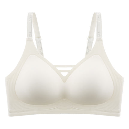 Traceless Comfortable Lightweight Underwear Women's Soft Support Push-up Pull-up Anti-sagging Fixed Cup Bra