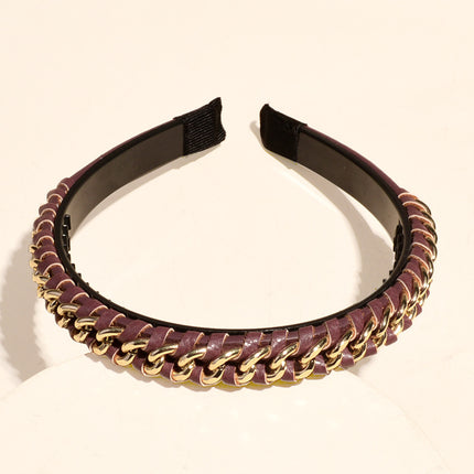 2023 New High-end Sense Hair Clip Hair Hoop Female Elegant Internet Celebrity Face Wash Hair Hoop Simple Non-slip Toothed Hair Accessories