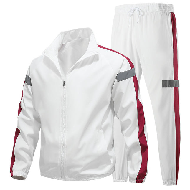 Sports suit Men's Spring and Autumn New Anti-cursor Two-piece Running Casual Sports Clothing Couple Clothing Standard