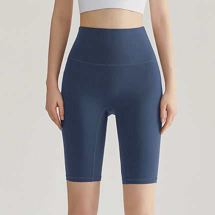 Weiman Nude Yoga Shorts Women's Hip Lifting Quick-Drying Sports Fitness Cycling Pants Outer Wear Tight Five-Point Yoga Pants Summer