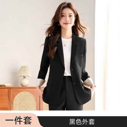 Suit suit Women's Professional Business Dress Interview College Students Advanced Sense Temperament Commuter Women's Front Desk Work Clothes