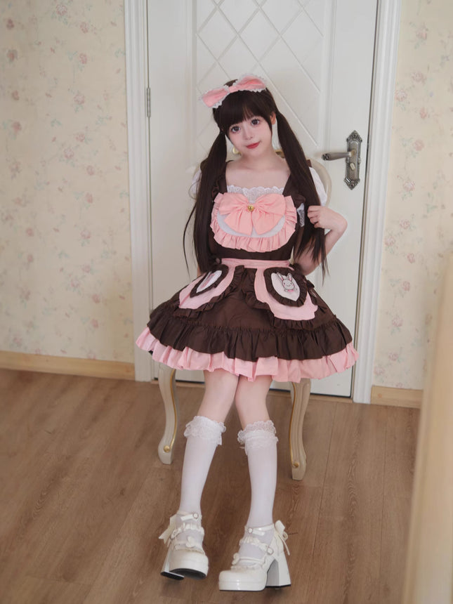 New Style Bunny Soft Cute Maid Outfit Cute Two-Dimensional Girl Lolita Maid Outfit Cosplay