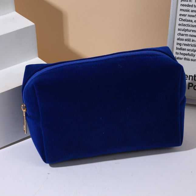 Cross-Border Cosmetics Hot-Selling Makeup Bag Velvet Storage Japanese and Korean Winter Popular Octagonal Storage Bag Factory Direct Sale