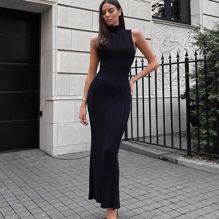 2025 New Summer Knitted dress Slim-fit Knitted Elegant dress Factory Supply