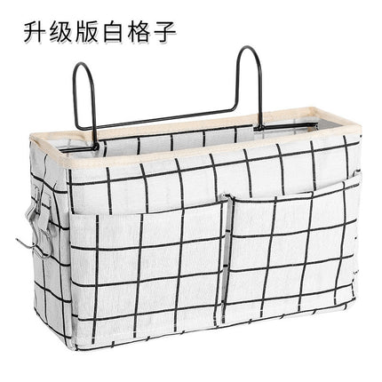 Student Dormitory Storage Bag with Bedside Hooks, Multifunctional Dormitory Storage, Multi-Pocket Wall-Mounted Storage Bag