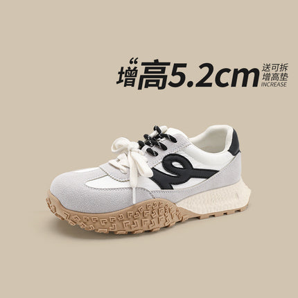 Genuine Leather Retro German Training Shoes for Women 2025 New Spring and Summer Thin Breathable Ballet Forrest Gump Shoes Yellow Casual Sports Shoes