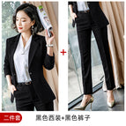 Black suit + pants / S