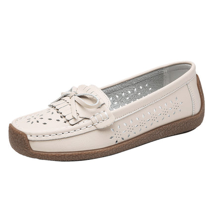 Cross-Border Large Size 2025 New Spring Flats for Women, Fashionable Soft-Soled Mom Shoes, Women's Casual Shoes, Sizes 35-44