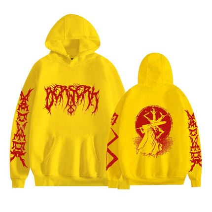 2024 New sword style legend peripheral Sun Man print casual loose men's and women's hoodies sweatshirt wholesale
