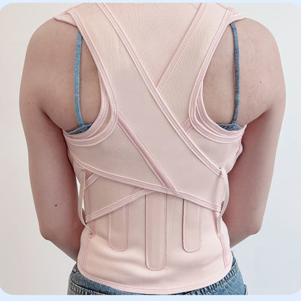 Shake the same anti-humpback open shoulder orthosis men's and women's back fixer student adult invisible back orthosis belt