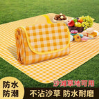1 meter * 1.5 meters can seat 2-4 people / Picnic mat [random color]