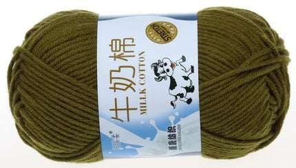 Five-Strand Milk Cotton Wool Ball Wholesale Medium Thick Thread Crochet Doll Shoes Scarf Handmade DIY Knitting Material Package