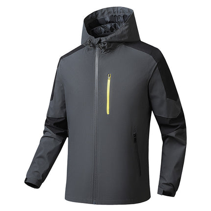 New Cross-Border Outdoor Jacket Set, Trendy Windproof and Waterproof Versatile Jacket and Pants Set for Men and Women