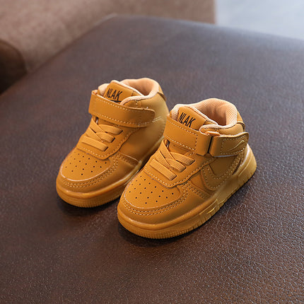 Middle help children's sneaker boys and girls casual board shoes 2024 autumn new non-slip baby shoes toddler shoes