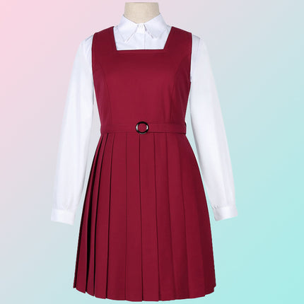 Jumpsuit Vest Dress Cos Chainsaw Man War Devil School Uniform Anime Cosplay Costume Female High School Jk Uniform Skirt