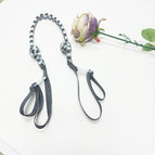 Gray and white shoulder straps / Medium